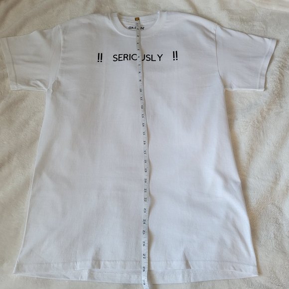 "!! Seriously !!" Crew Neck T-Shirt - Picture 3 of 7